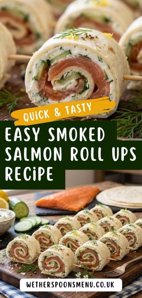 Easy Smoked Salmon Roll Ups Recipe