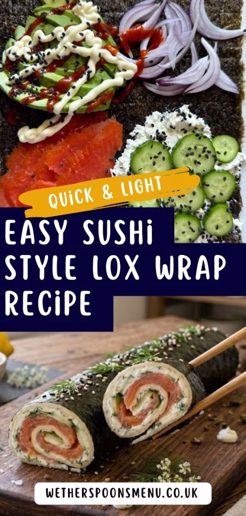 Easy Sushi Style Lox Wrap Recipe