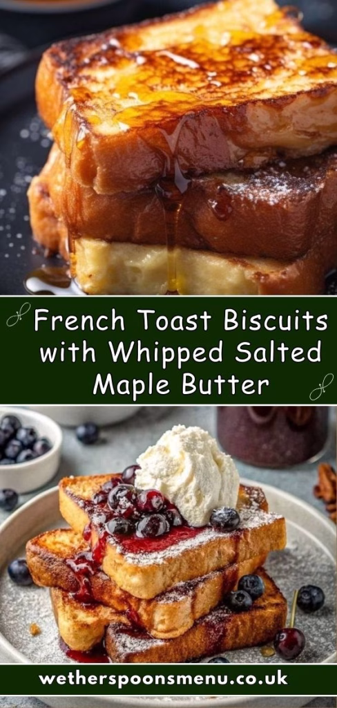 French Toast Biscuits with Maple Butter Recipe