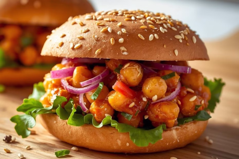 Gochujang Chickpea Salad Sandwich Recipe
