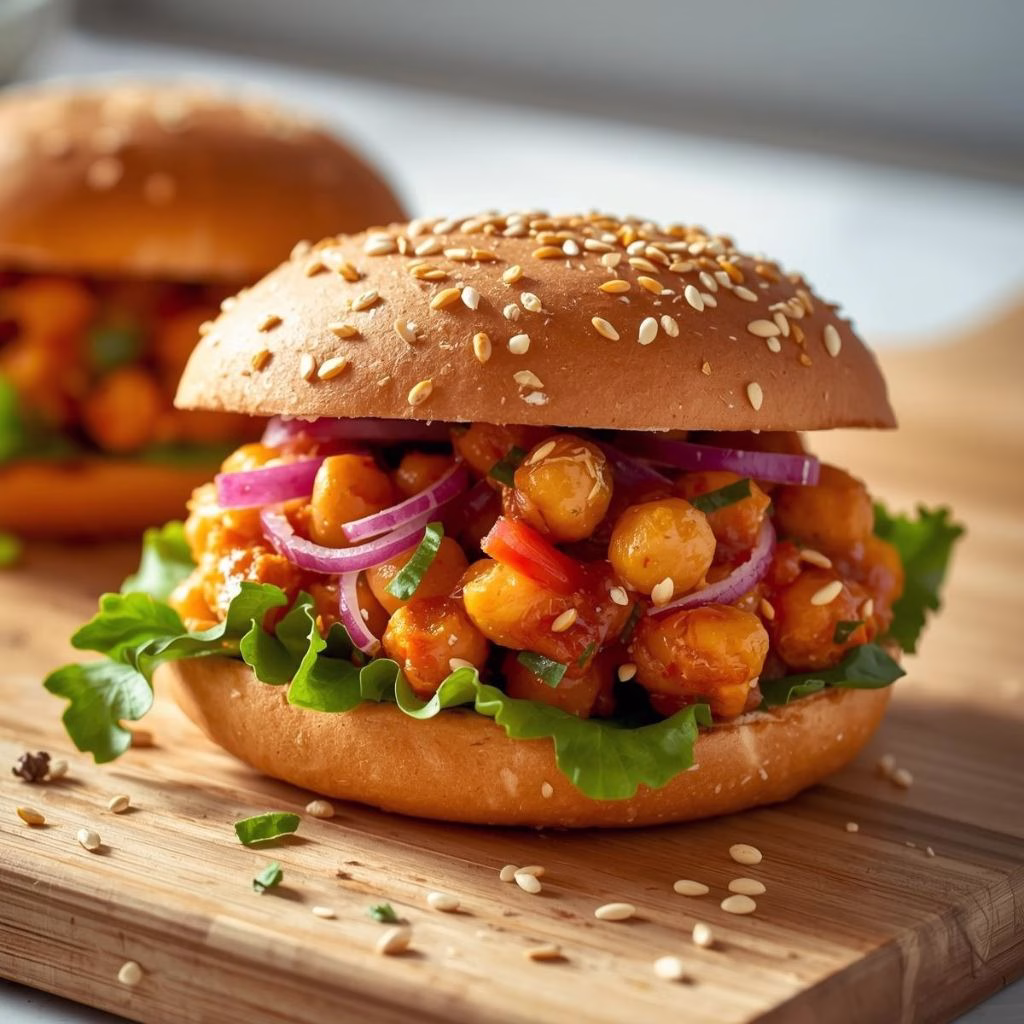 Gochujang Chickpea Salad Sandwich Recipe