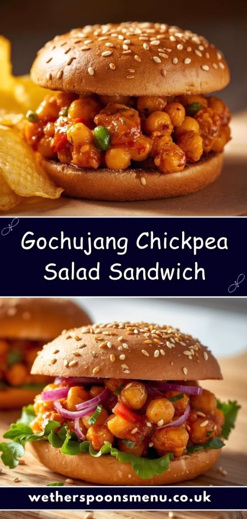 Gochujang Chickpea Salad Sandwich Recipe