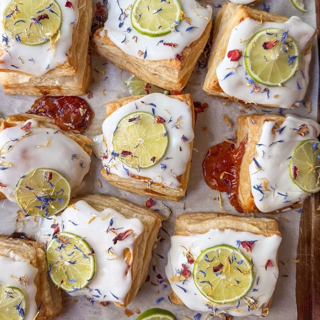 Guava Mango Poptarts with Lime Glaze Recipe