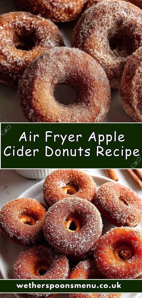 Air Fryer Apple Cider Donuts Recipe