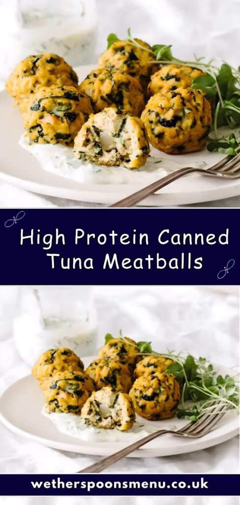 High Protein Canned Tuna Meatballs Recipe