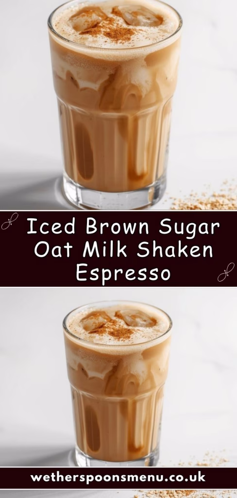 Iced Brown Sugar Oat Milk Shaken Espresso Recipe