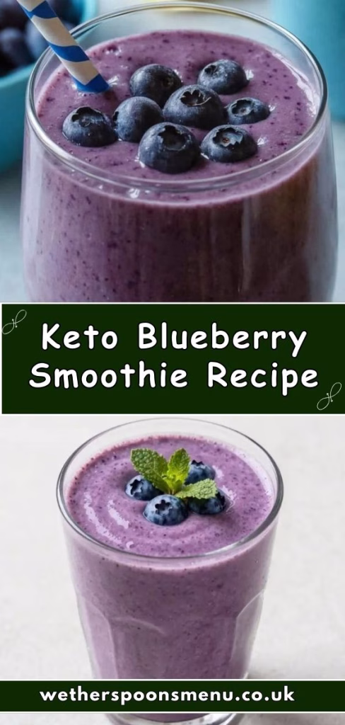 Keto Blueberry Smoothie Recipe