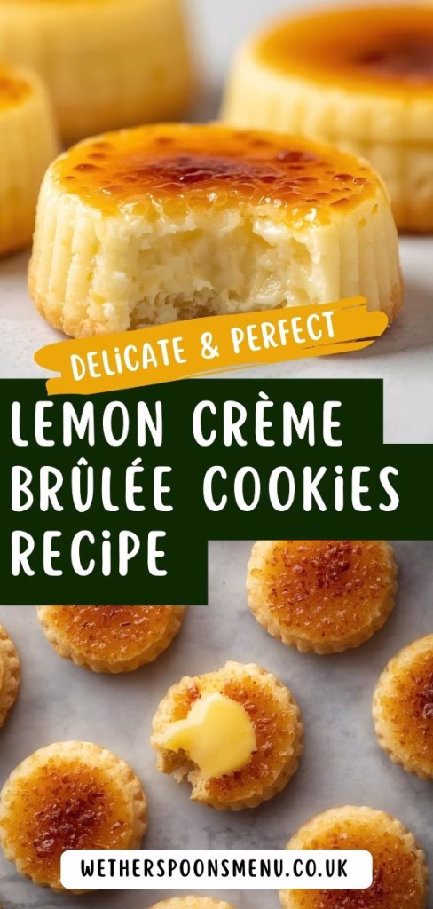 Lemon Crème Brûlée Cookies Recipe