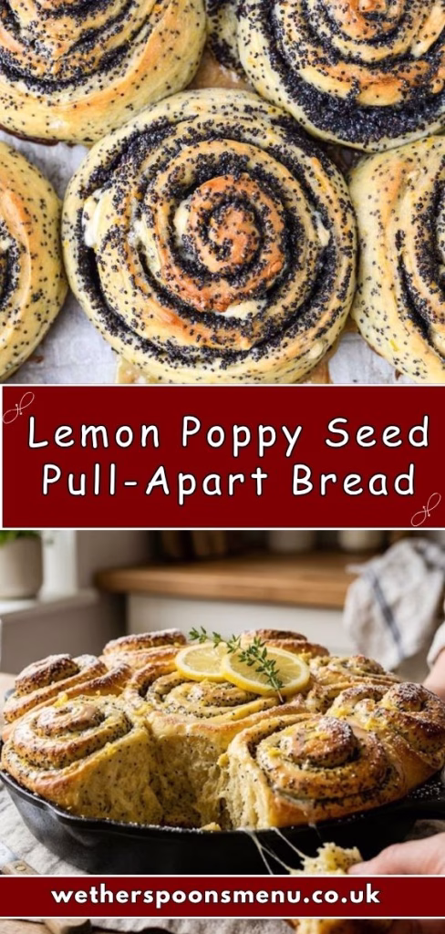 Lemon Poppy Seed Pull-Apart Bread Recipe
