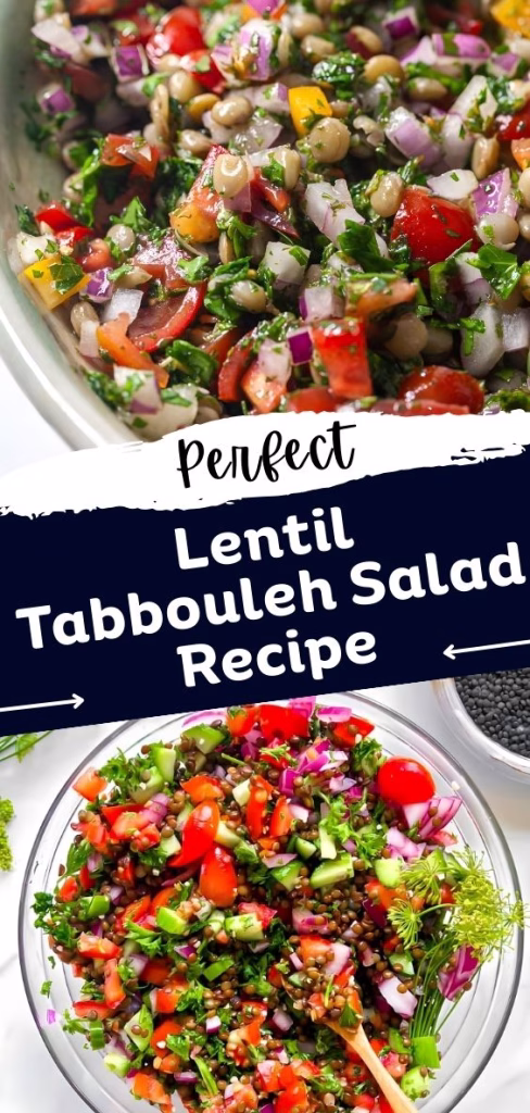 Lentil Tabbouleh Salad Recipe