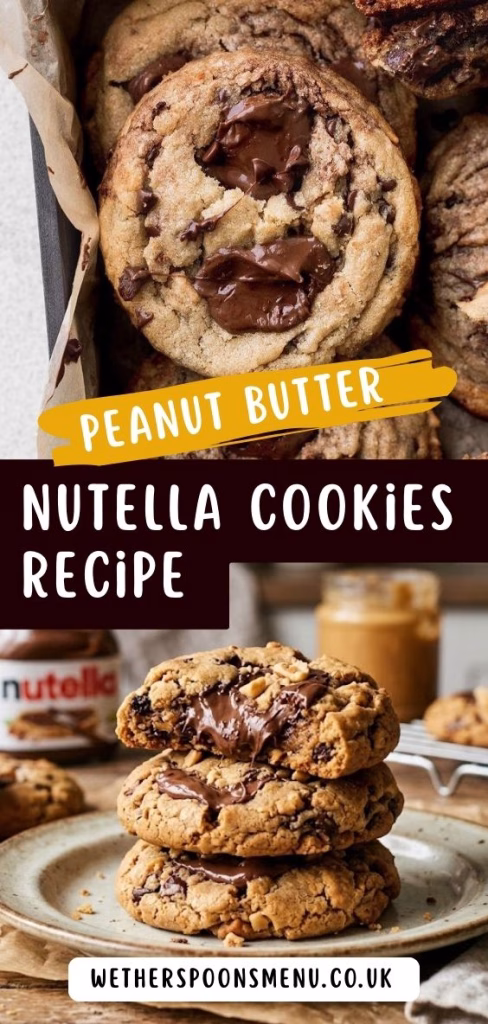 Peanut Butter Nutella Cookies Recipe