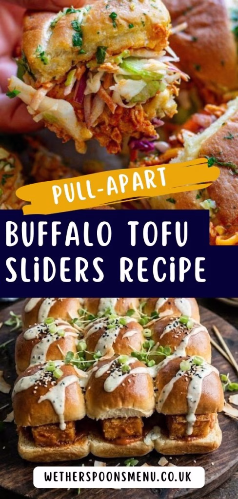 Pull-Apart Buffalo Tofu Sliders Recipe