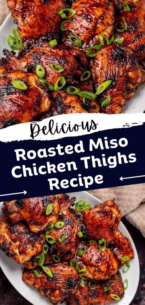 Roasted Miso Chicken Thighs Recipe