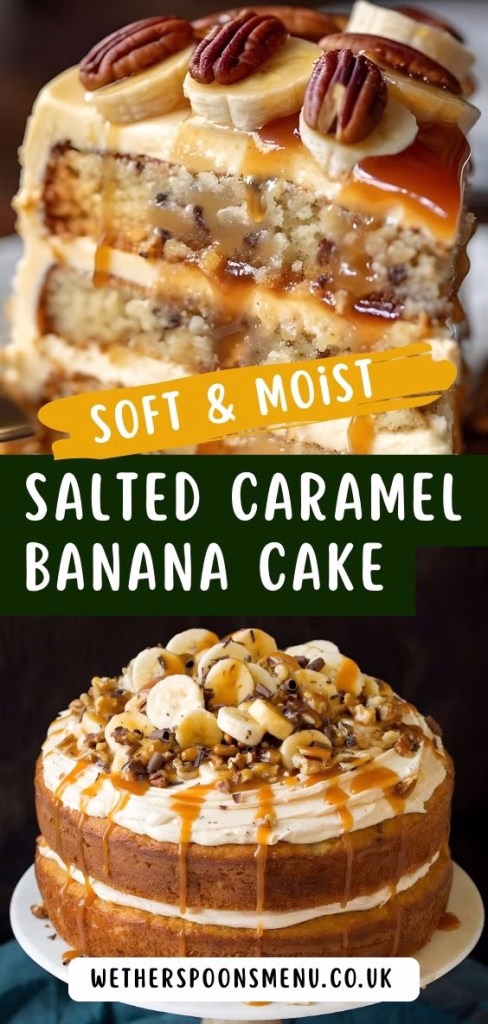 Salted Caramel Banana Cake Recipe