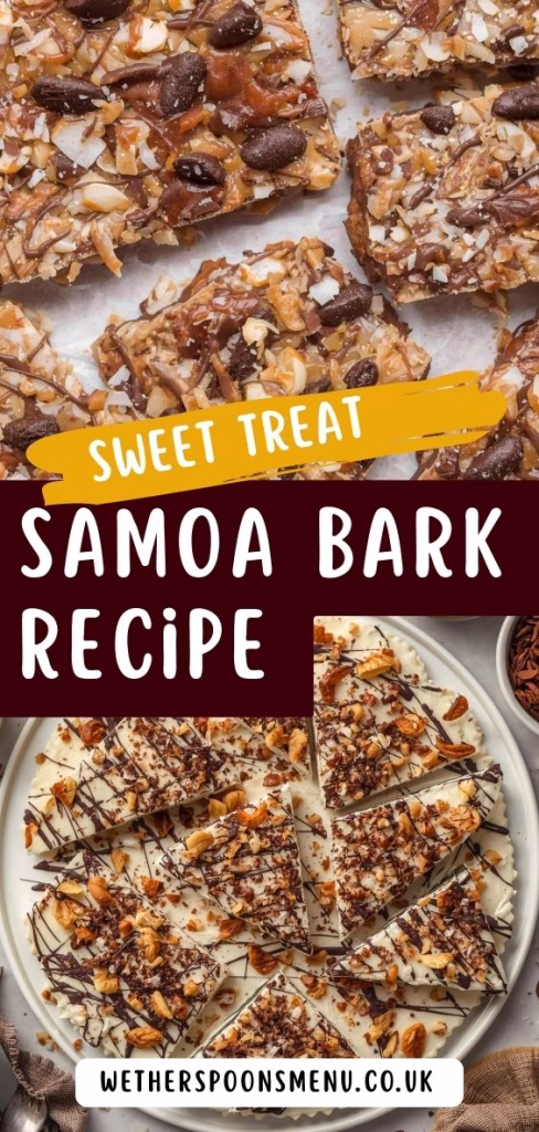 Samoa Bark Recipe