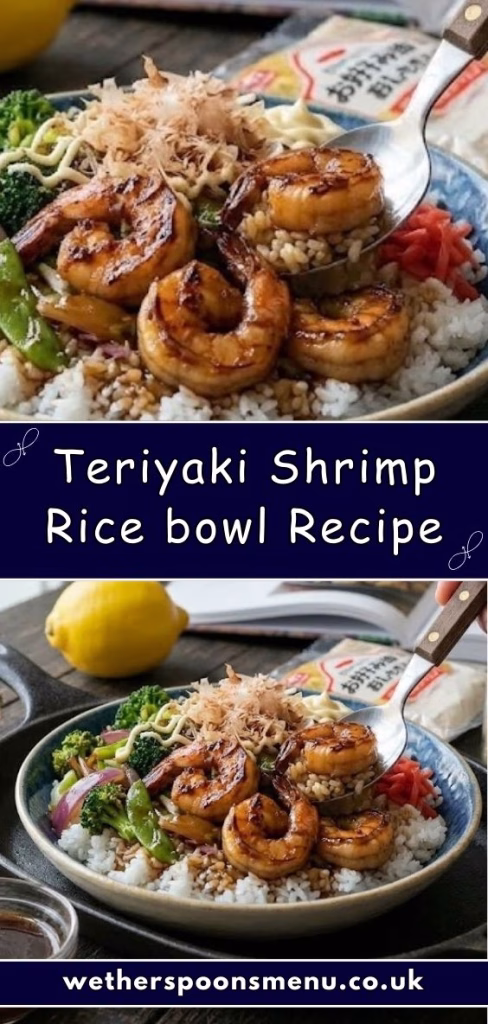 Teriyaki Shrimp Rice bowl Recipe
