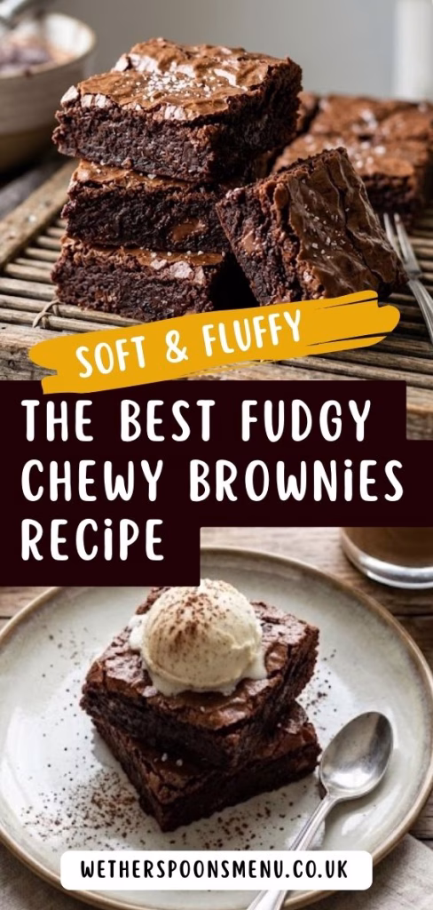 The Best Fudgy Chewy Brownies Recipe