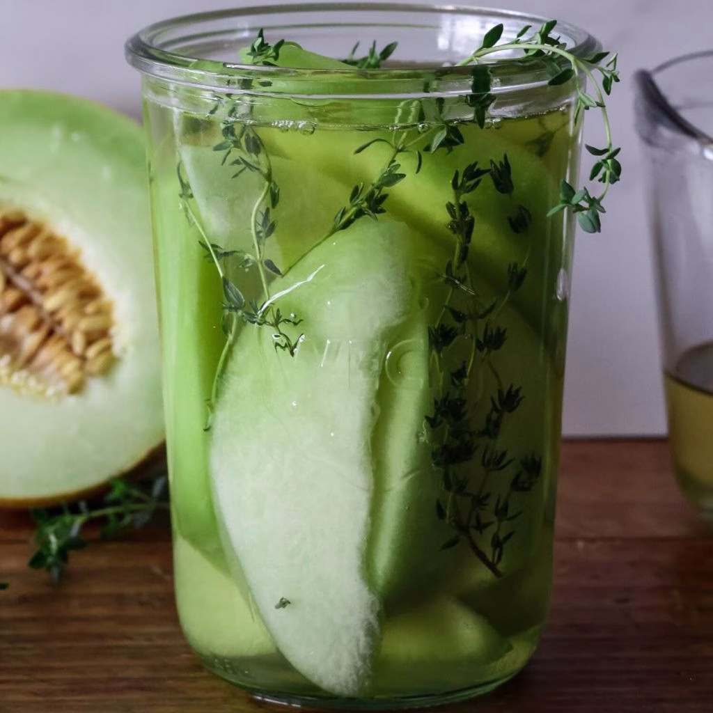 Melon Thyme Shrub Recipe