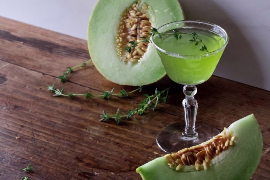 Melon Thyme Shrub Recipe