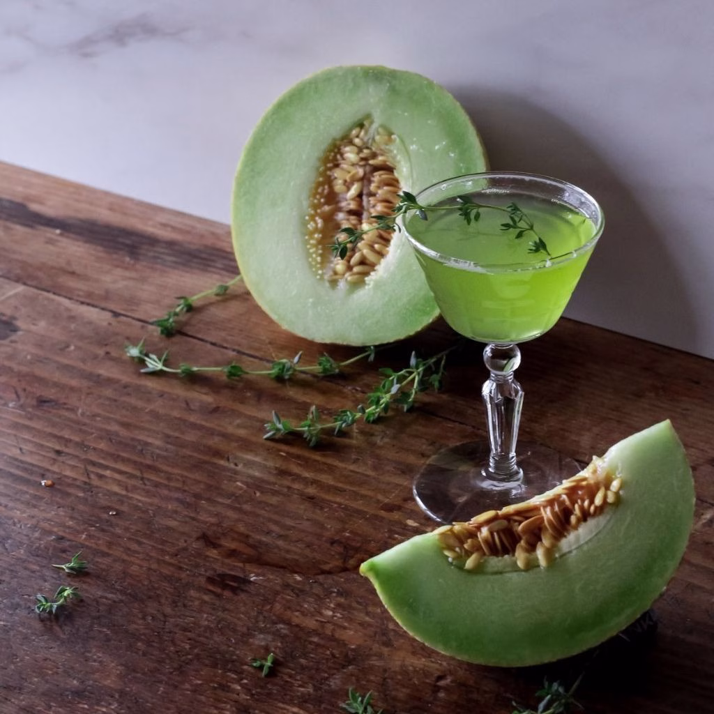 Melon Thyme Shrub Recipe