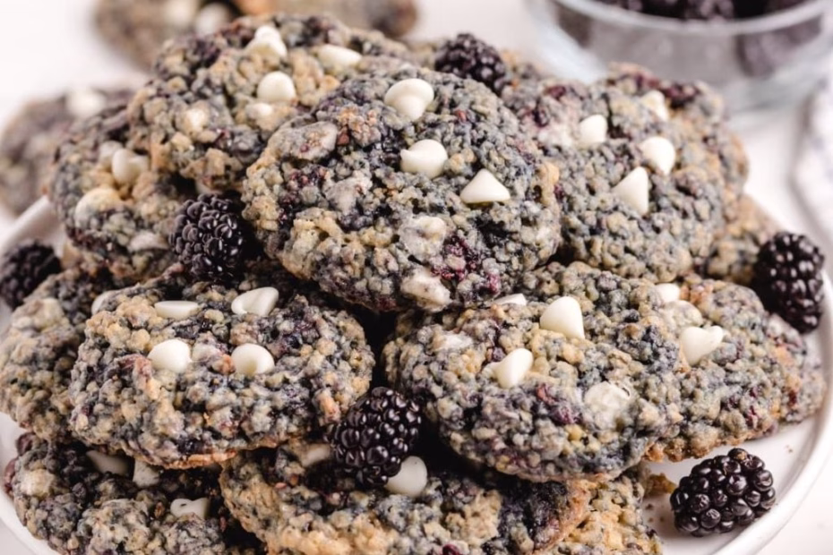 Blackberry Cream Oatmeal Sandwich Cookies Recipe