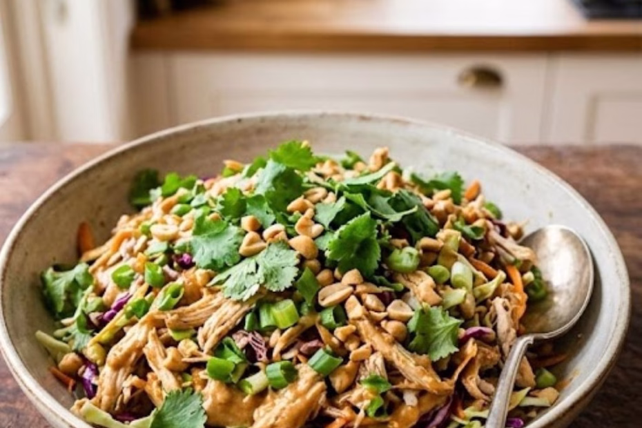 Chopped Thai Crunch Chicken Salad Recipe