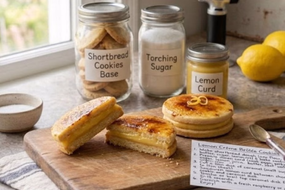 Lemon Crème Brûlée Cookies Recipe