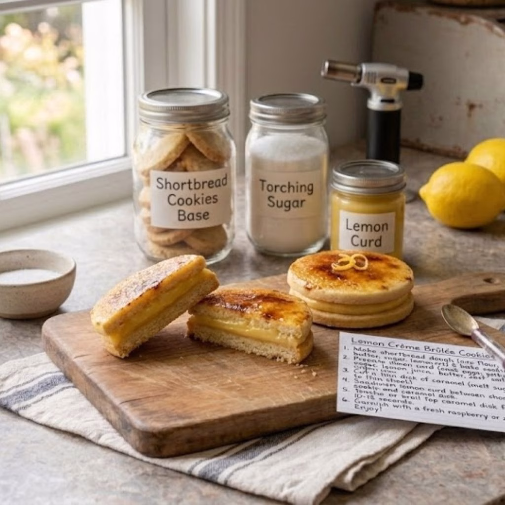 Lemon Crème Brûlée Cookies Recipe