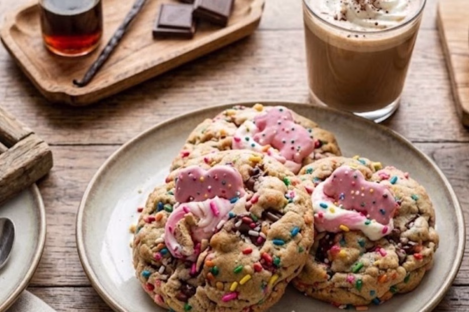 Levain Bakery-Style Circus Animal Sprinkle Cookies Recipe