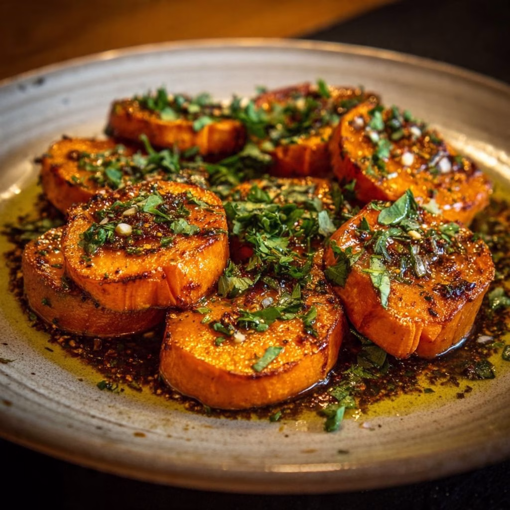 Miso Glazed Melting Sweet Potatoes Recipe