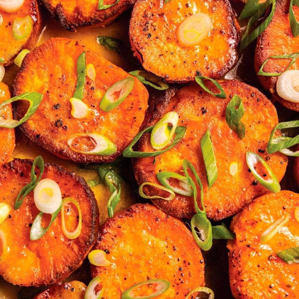 Miso Glazed Melting Sweet Potatoes Recipe