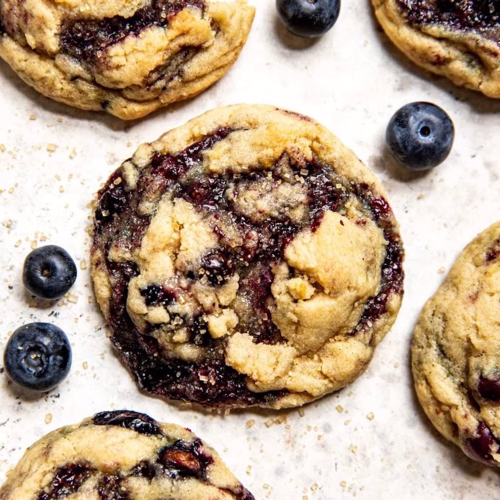 Blueberry & Candied Thyme Sugar Cookies
