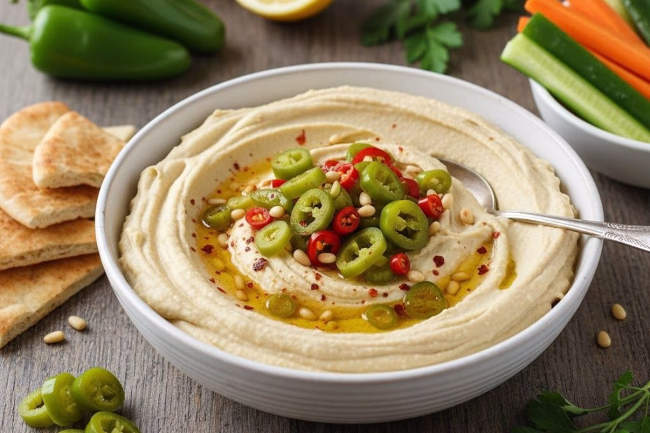 Pepperoncini Hummus Recipe 