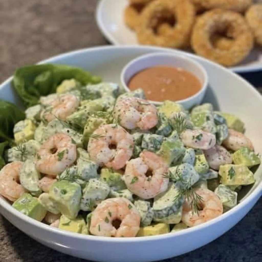 Creamy Cucumber Shrimp Salad Recipe