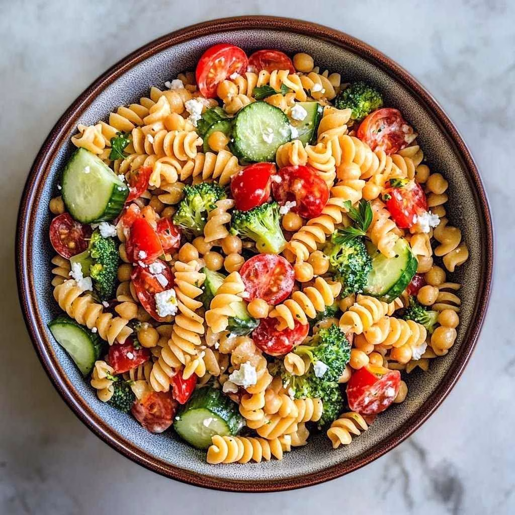 High Protein Italian Pasta Salad Recipe