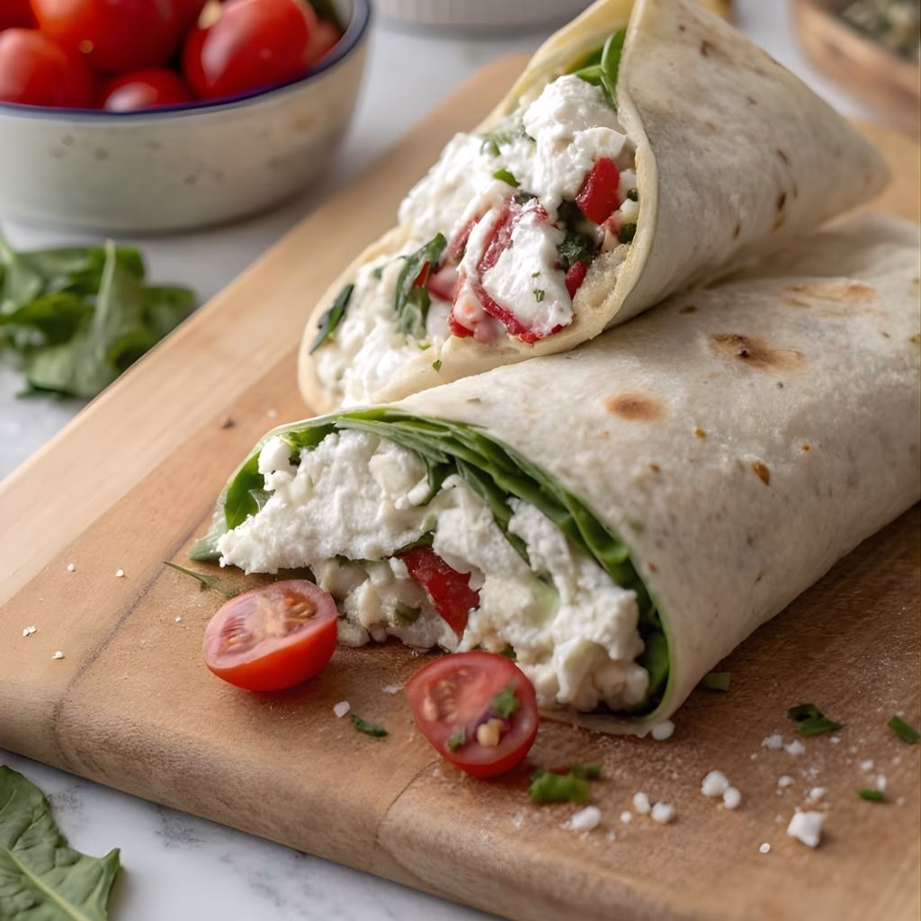 Cottage Cheese Wraps Recipe
