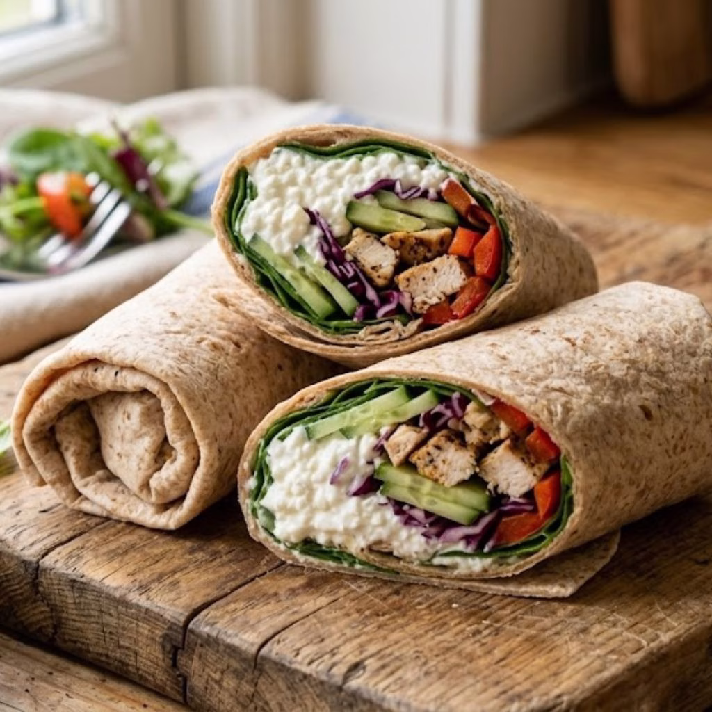 Cottage Cheese Wraps Recipe