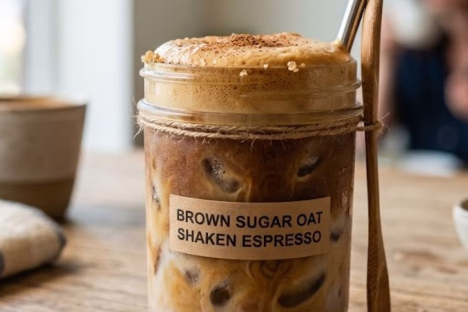 Iced Brown Sugar Oat Milk Shaken Espresso Recipe