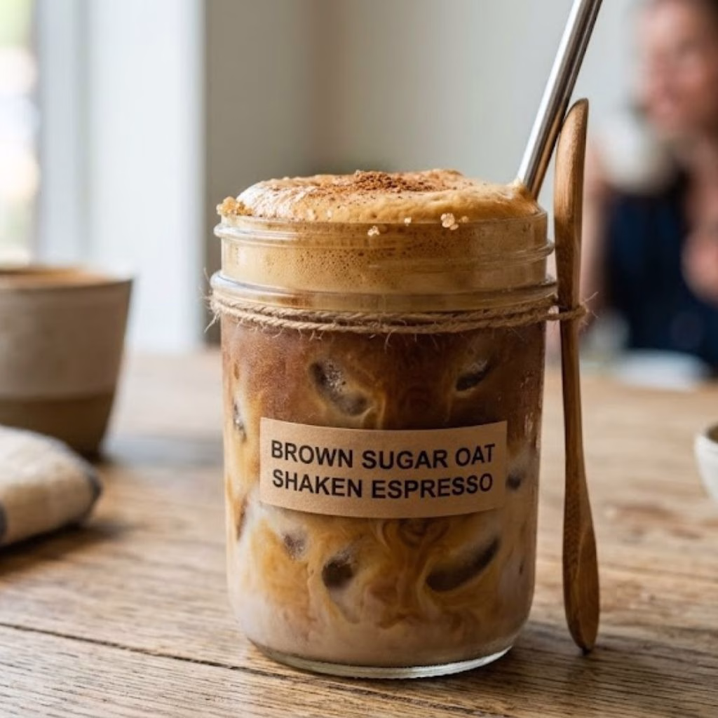 Iced Brown Sugar Oat Milk Shaken Espresso Recipe