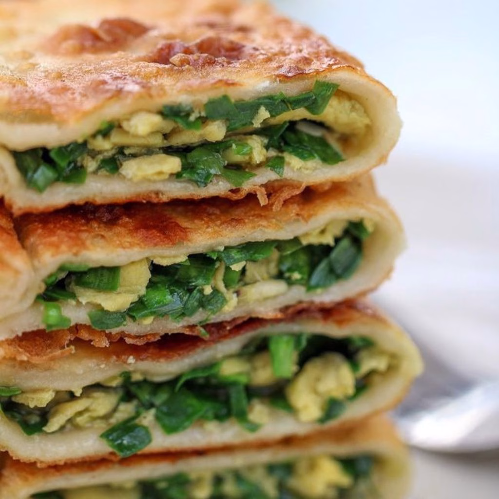 Cheese & Chive Pancakes Recipe 