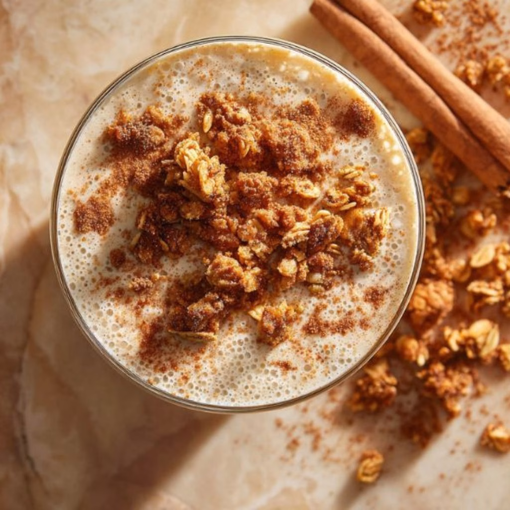 Cinnamon Roll Protein Shake Recipe