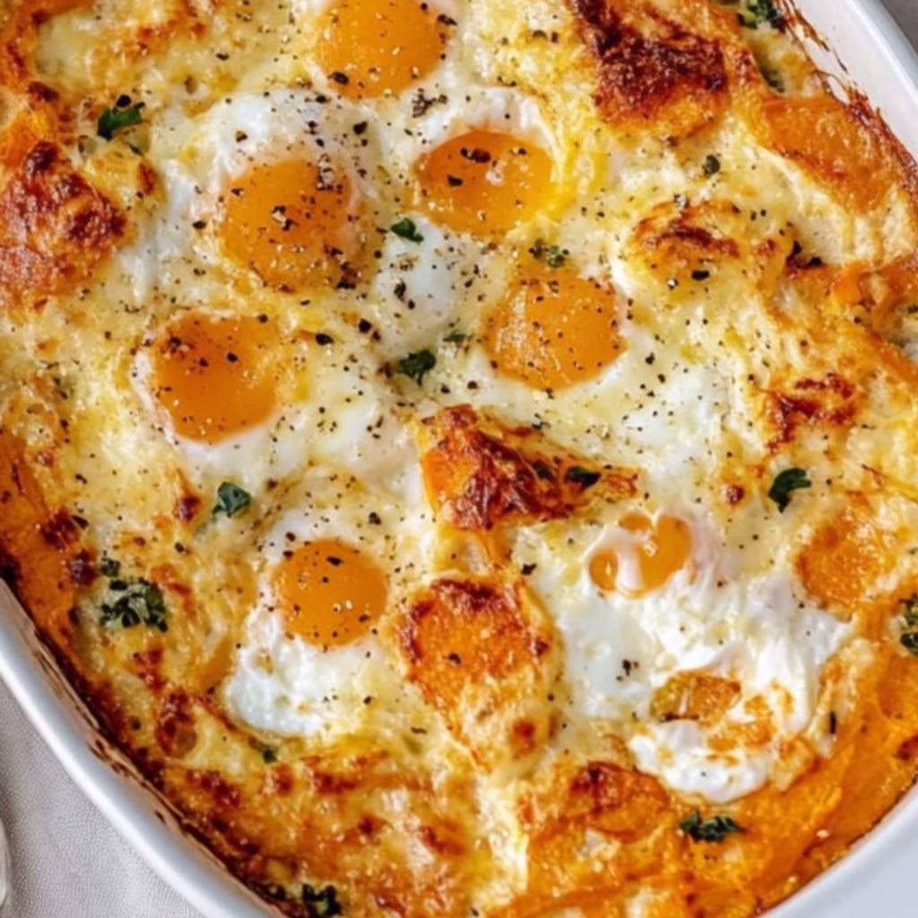 Protein-Packed Sweet Potato Egg Casserole Recipe