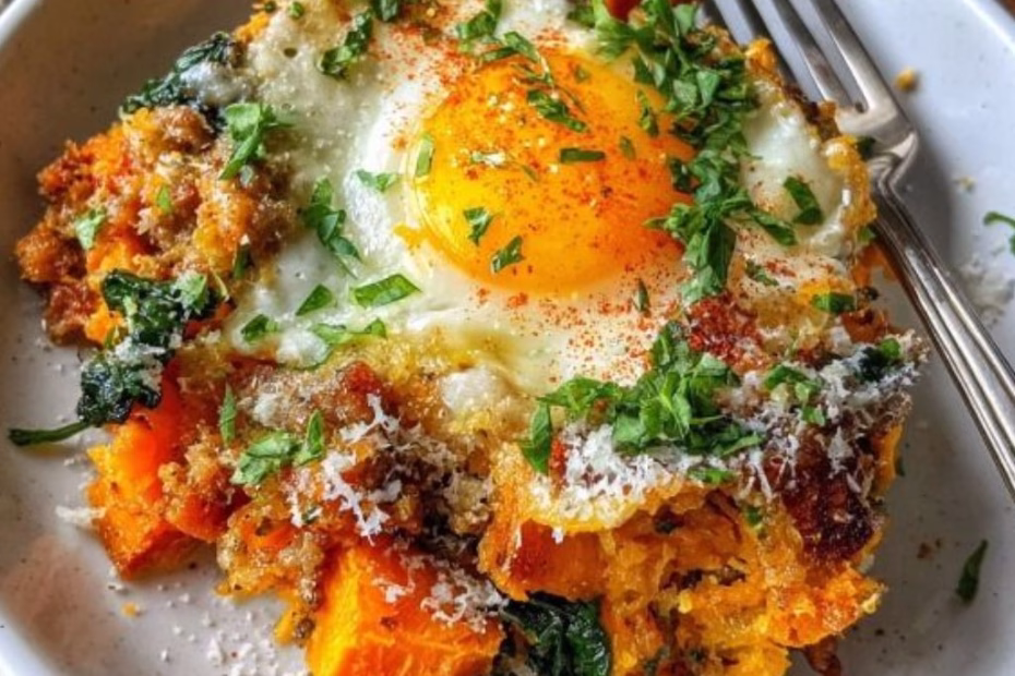 Protein-Packed Sweet Potato Egg Casserole Recipe