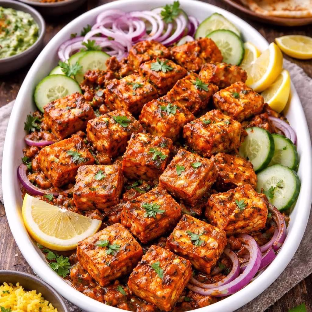 Juicy Vegan Tandoori Tofu Recipe