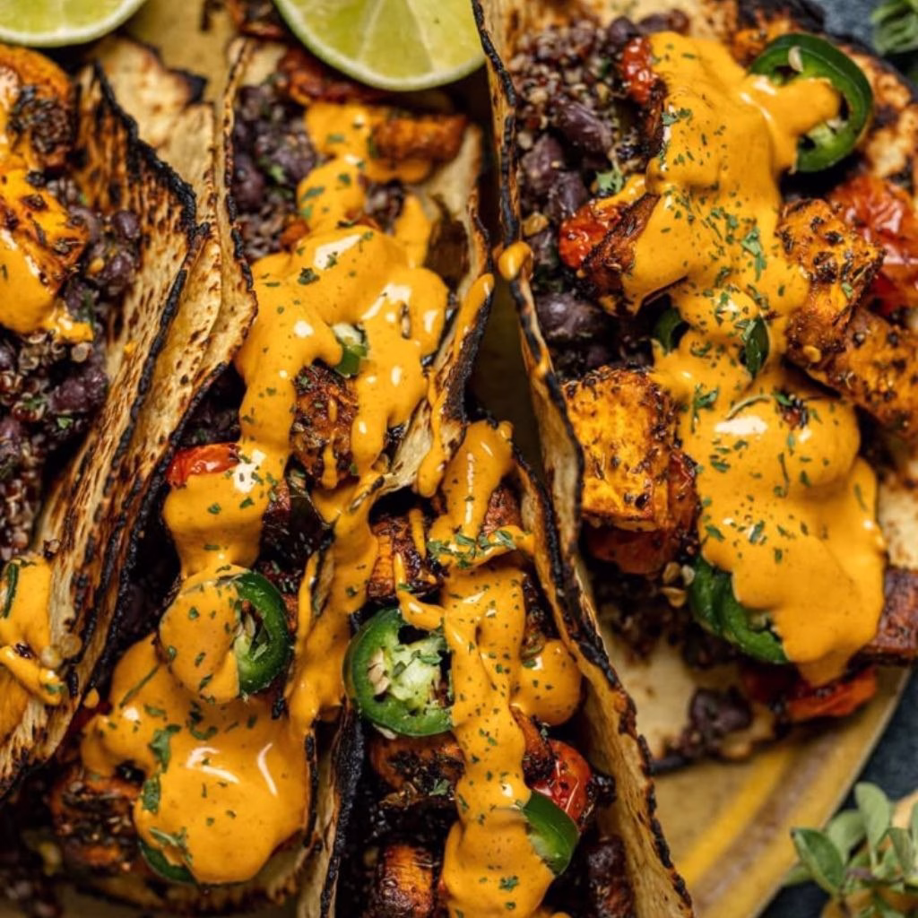 Chipotle Sweet Potato Quinoa Tacos Recipe
