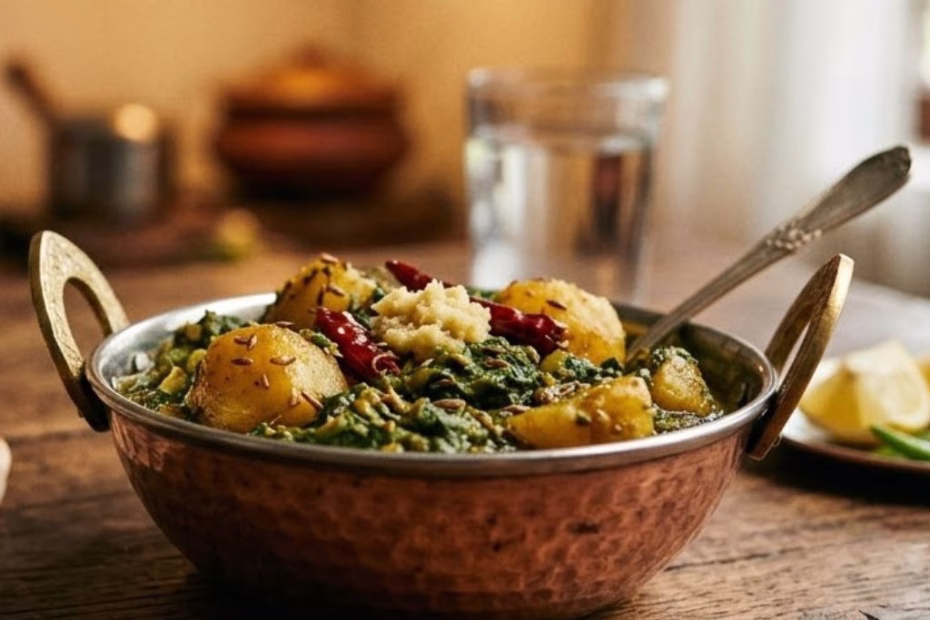 Easy Saag Aloo Recipe 