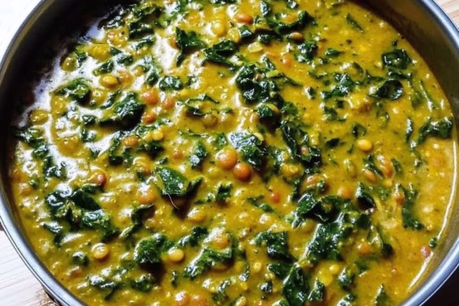 Curried Lentils with Kale & Coconut Milk Recipe