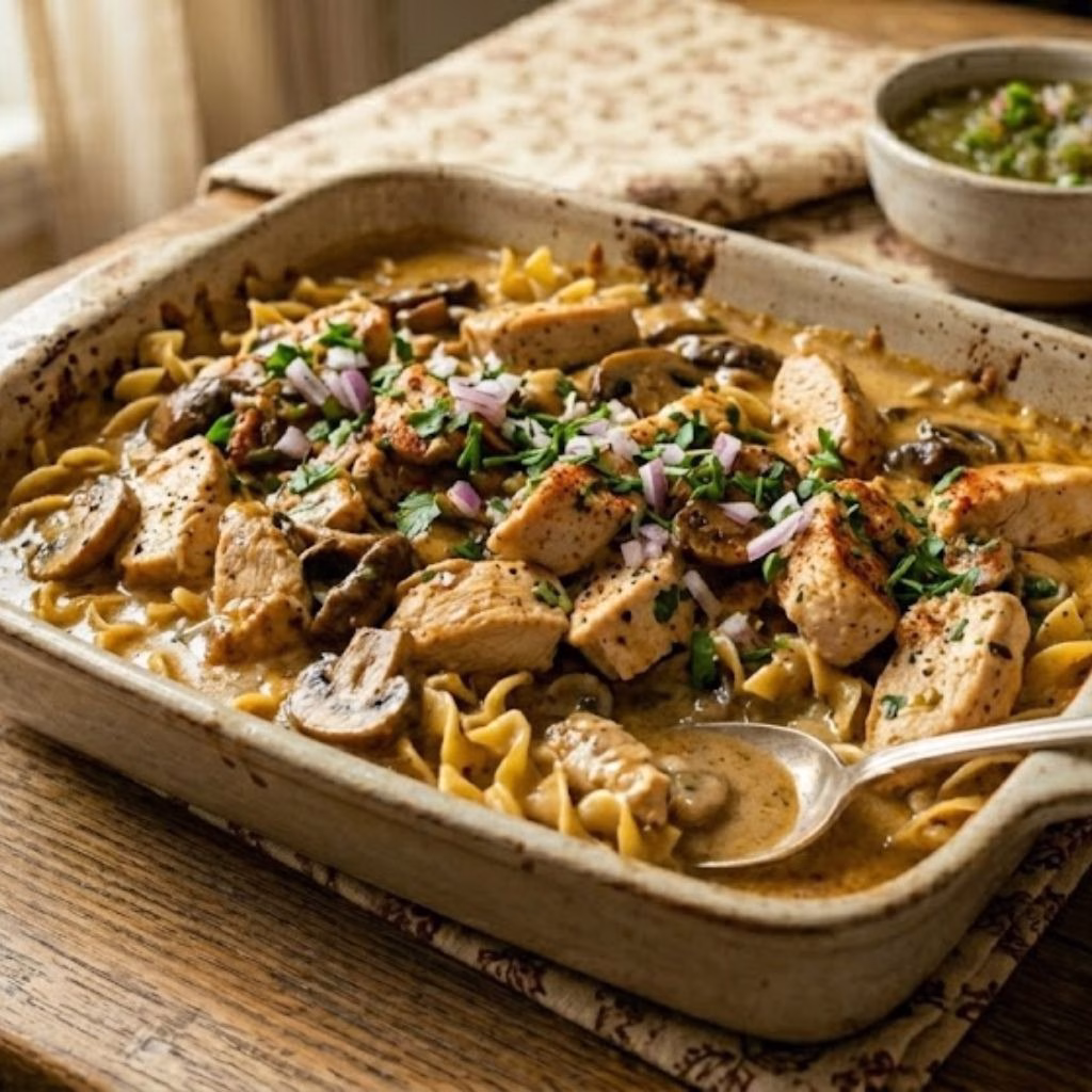 Rich Chicken Stroganoff Recipe 