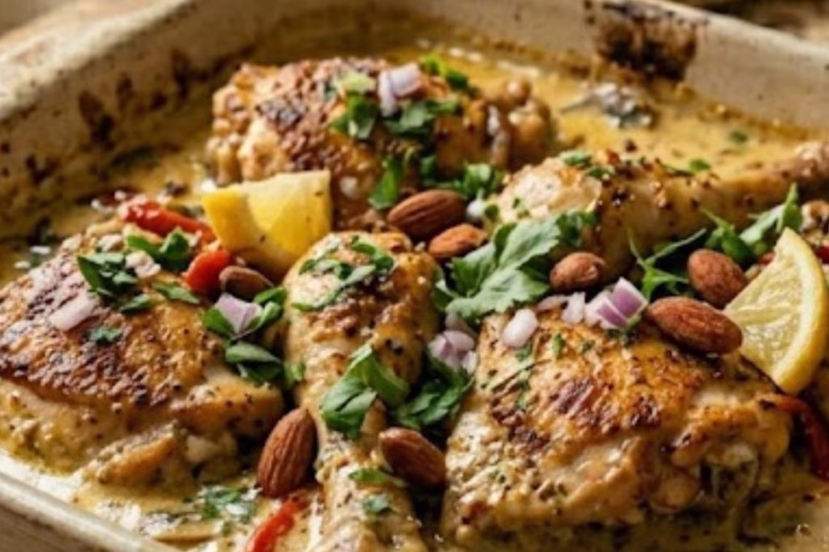 Spanish Chicken in Creamy Mustard Sauce Recipe