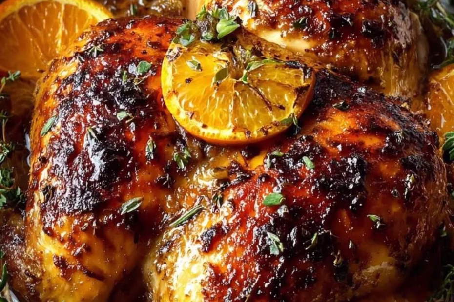 Orange Cumin Roast Chicken Recipe 